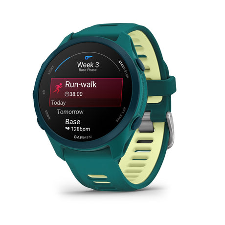 Garmin Forerunner 170 Music Smart Watch, Teal Green, Citron Teal green/citron