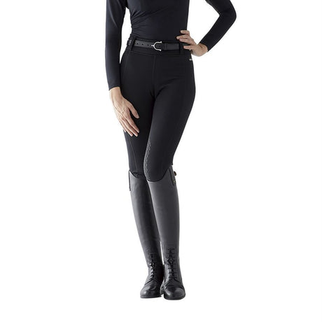 Kerrits Equestrian Apparel Power Stretch Knee Patch Pocket Tight Black