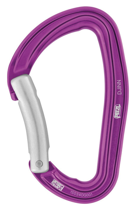 Petzl Djinn Bent Gate Carabiner Purple Purple