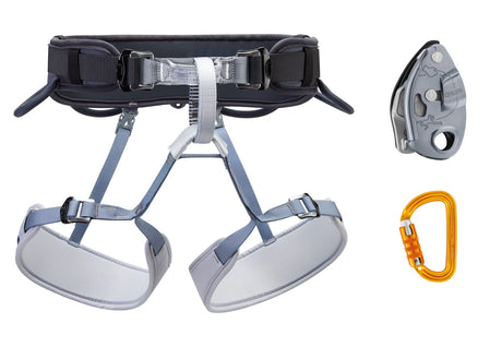Petzl Corax/grigri/sm`d Kit, Dark Grey, Size 1 Dark grey