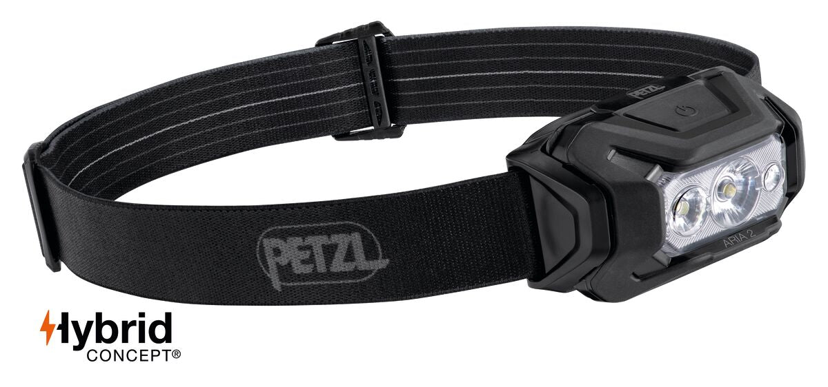 Petzl Aria 2 Rgb Headlamp, Black Black
