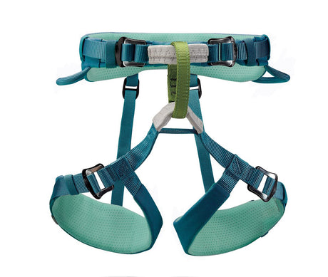 Petzl Macchu Kids Harness, Jade Green Jade green