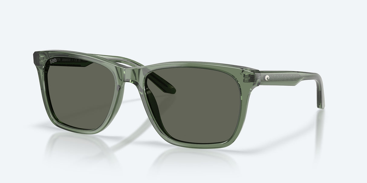 Costa Del Mar Gravels Sunglasses, Algae Green/gray Polarized Algae green