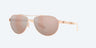 Costa Del Mar Fernandina Sunglasses, Rose Gold/copper Silver Mirror 580p Rsgld/cpr slv m 580p