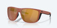 Costa Del Mar Ferg Xl Sunglasses, Matte Terra Cotta, Gold Mirror Matte terra cotta