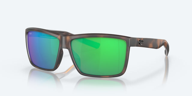 Costa Del Mar Rinconcito Sunglasses, Matte Tortoise/green Mirror 580p Mtt trt/grn mir 580p