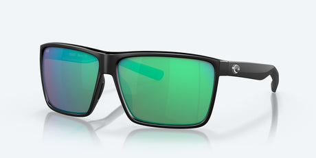 Costa Del Mar Rincon Sunglasses, Matte Black/green Mirror 580g Mtt blk/grn mir 580g