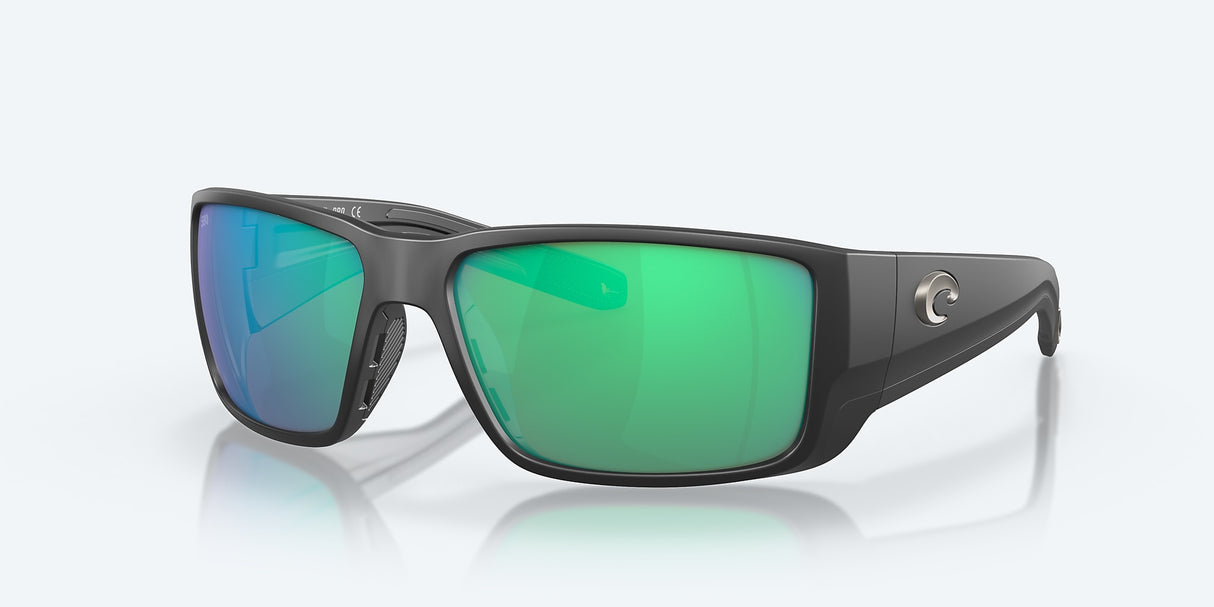 Costa Del Mar Blackfin Pro Sunglasses, Matte Black/green Mirror 580g Mtt blk/grn mir 580g