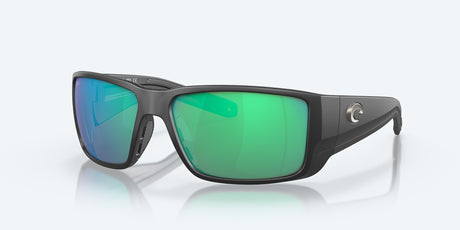 Costa Del Mar Blackfin Pro Sunglasses, Matte Black/green Mirror 580g Mtt blk/grn mir 580g