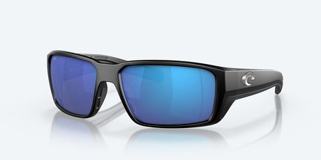 Costa Del Mar Fantail Pro Sunglasses, Matte Black/blue Mirror 580g Mtt blk/blu mir 580g