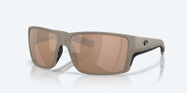 Costa Del Mar Reefton Pro Sunglasses, Matte Sand/copper Silver Mirror Matte sand