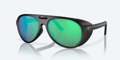 Costa Del Mar Grand Catalina Sunglasses, Matte Black/green Mirror Matte black
