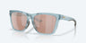 Costa Del Mar Panga Ii Sunglasses, Translucent Silt Blue/copper Silver Mirror Translcnt silt blue