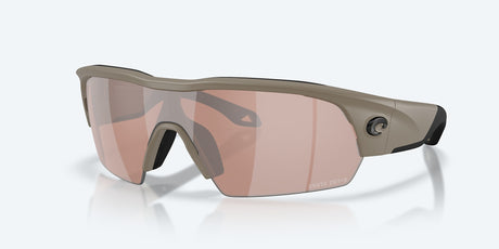 Costa Del Mar Pilothouse Pro Sunglasses, Matte Sand/ Copper Silver Mirror Matte sand