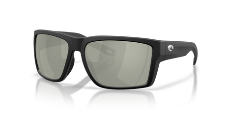 Costa Del Mar Fisch Sunglasses, Black/srs Silver Mirror 580g Blk/srs slv mir 580g