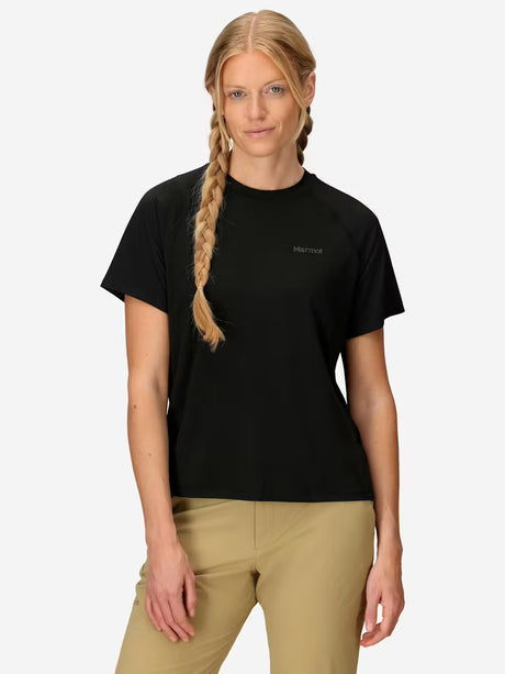 Marmot Womens Windridge Short Sleeve Black