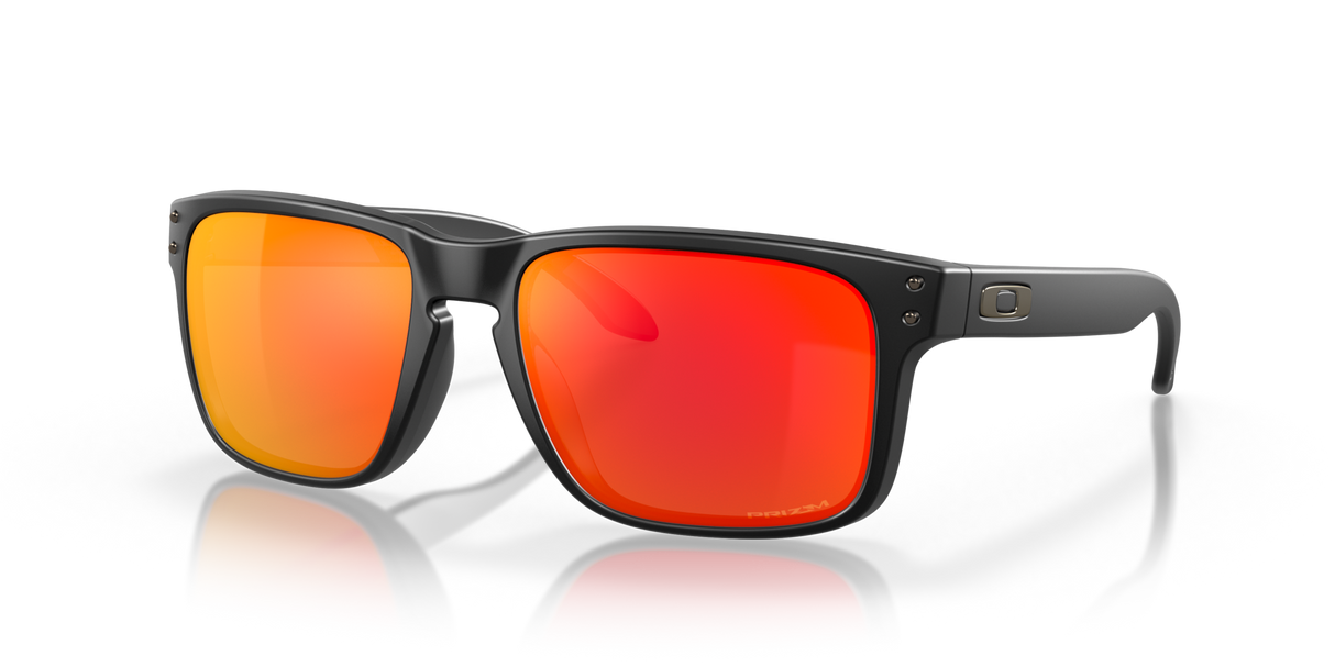 Oakley Holbrook Sunglasses, Matte Black/ruby