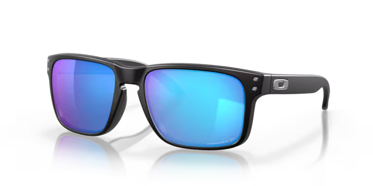 Oakley Holbrook Sunglasses, Matte Black/sapphire Polarized