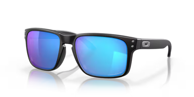 Oakley Holbrook Sunglasses, Matte Black/sapphire Polarized