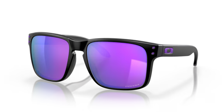 Oakley Holbrook Sunglasses, Matte Black/violet