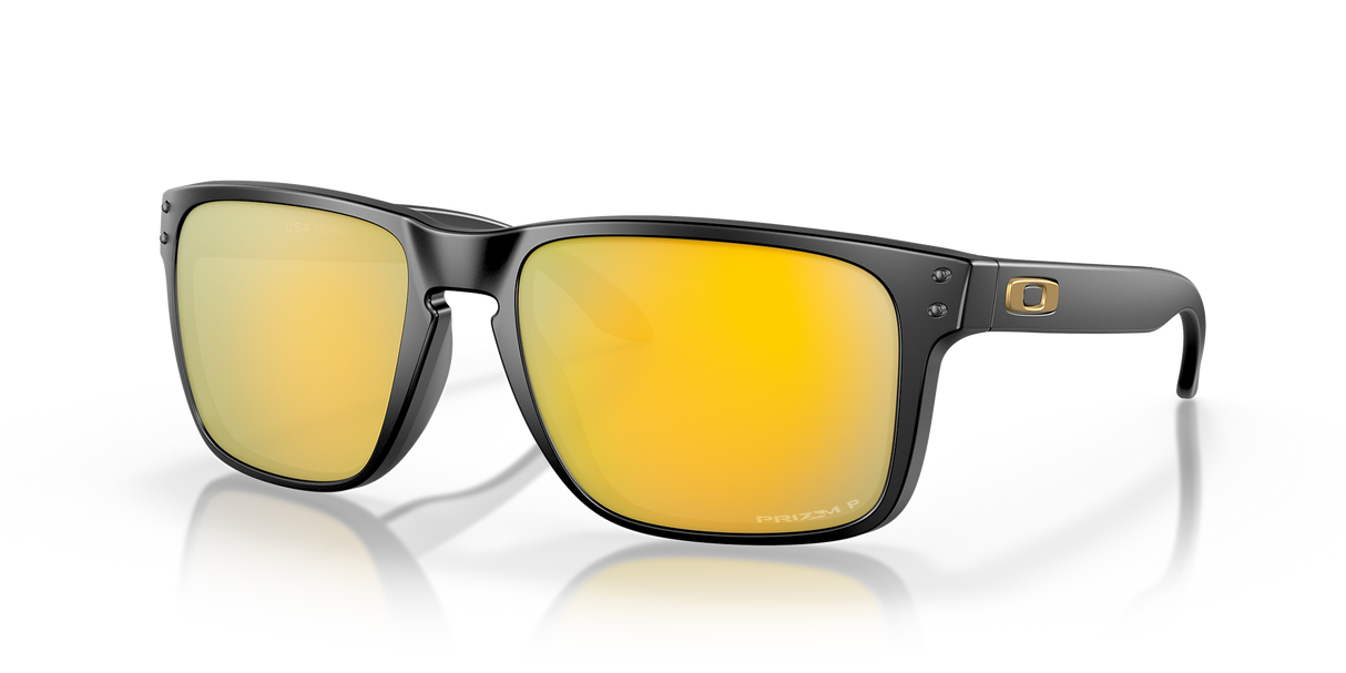 Oakley Holbrook Xl Sunglasses, Matte Black/prizm 24k Polarized Mtt blk/prizm 24k p
