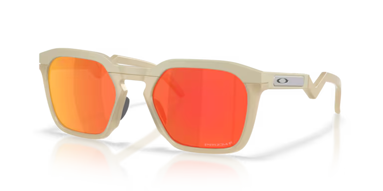Oakley Mens Hstn Sq Sunglasses, Matte Sand/prizm Ruby