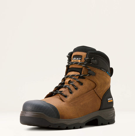 Ariat International Turbo Duratread Xtr 6in H2o Work Boot Natural brown