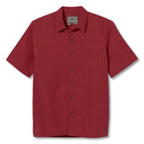 Royal Robbins Men's Desert Pucker Dry S/S Dahlia Red