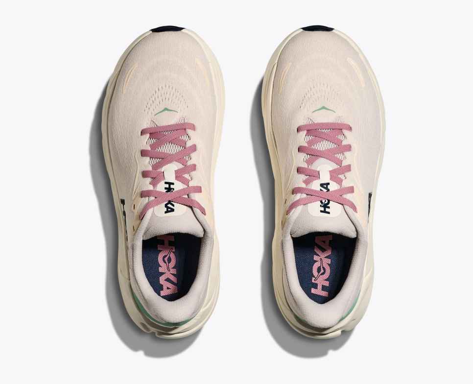 Hoka Arahi 8 Wide Womens Shoe Rose cream/alabaster
