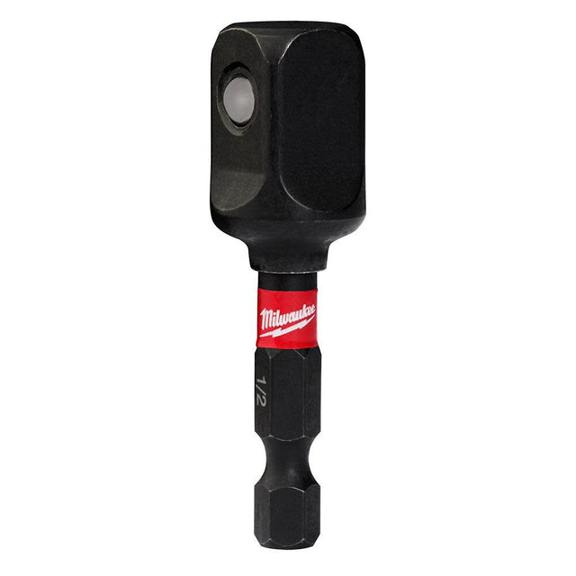 Milwaukee Shockwave 1/4 In. Hex To 1/2 In. Square Socket Adapter