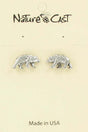 Nature Cast Metalworks Bear Post Earring