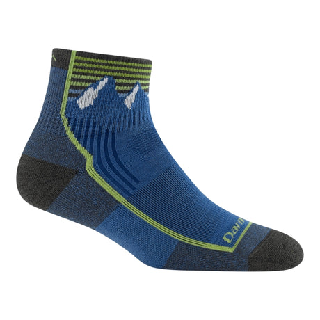 Darn Tough Quest 1/4 Lightweight With Cushion Mountain Blue