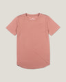 Belong Designs Womens Core Traverse Tek Tee Core dark salmon