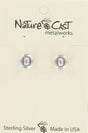 Nature Cast Metalworks Cowboy Hat Sterling Silver Post Earring