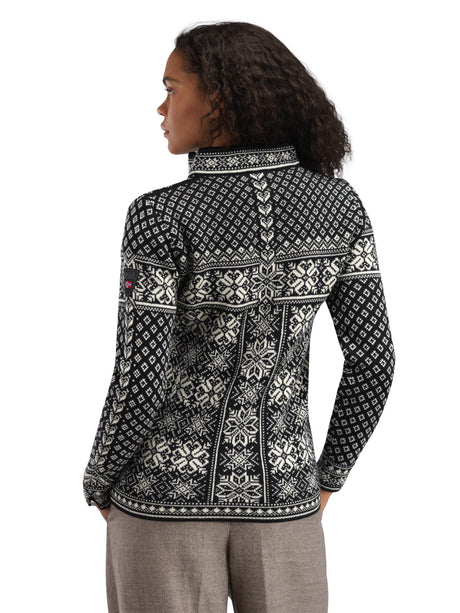 Dale Of Norway Womens Peace Sweater Black offwhite