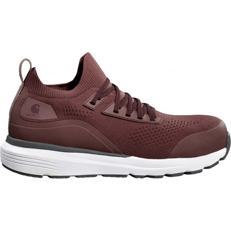 Carhartt Women's Haslett Esd Nano Toe Knit Work Shoe Maroon
