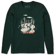 Life Is Good Womens Nostalgic Winter Day L/s Crusher Tee Treeline green