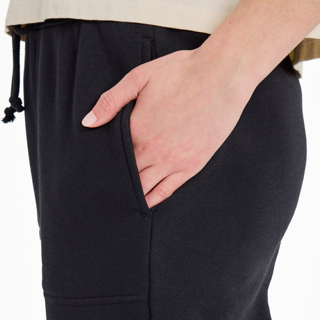 Life Is Good Womens Solid Good Vibes Fleece Jogger True black