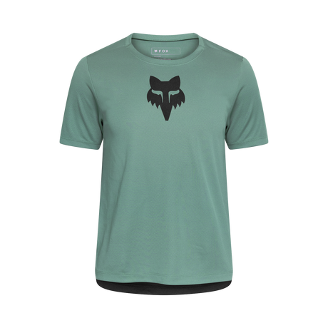 Fox Racing Yth Ranger Ss Jersey Fox Head, Pine/ys Pine