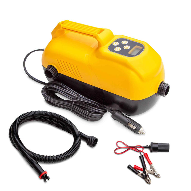 Solstice 2-stage Digital High-pressure Dc Pump W' Car Battery Adaptor Black