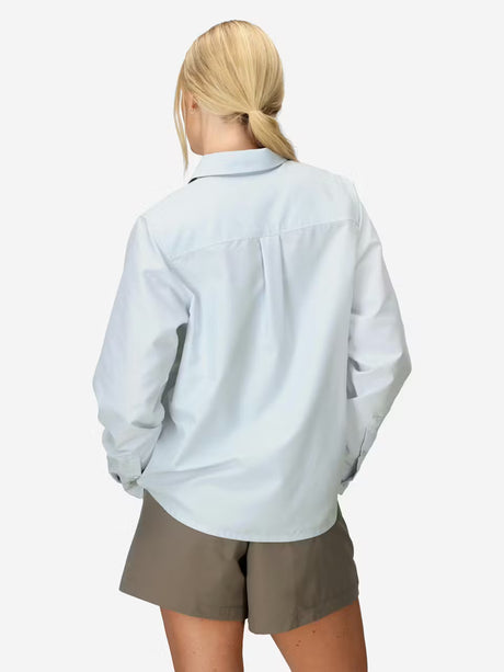Marmot Womens Airexchange Upf 40 Long  Sleeve Shirt Vapor