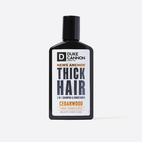 Duke Cannon Supply Co. News Anchor 2-in-1 Hair Wash - Cedarwood