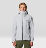 Mountain Hardwear Mens Chockstone Alpine Lt Hooded Jacket Glacial
