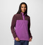Columbia Womens Benton Springs Half Snap Pullover Fleece II - Razzle / Moonvista Razzle / Moonvista