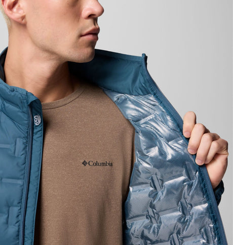 Columbia Mens Delta Ridge Ii Down Jacket Everblue