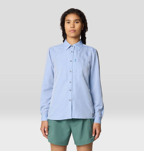 Mountain Hardwear Womens Canyon Long Sleeve - Deep Lake Deep Lake