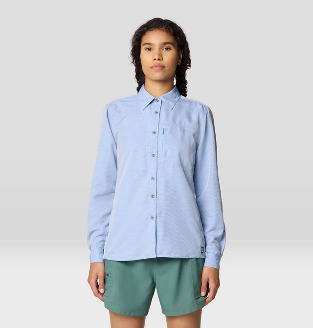 Mountain Hardwear Womens Canyon Long Sleeve - Deep Lake Deep Lake