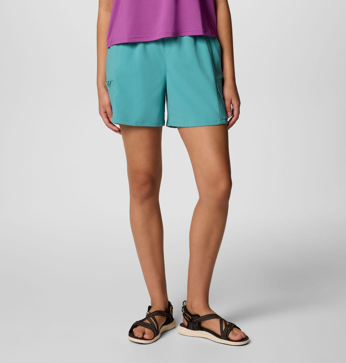 Columbia Womens Weekend Rays Water Shorts - Teal Teal /  / 5IN