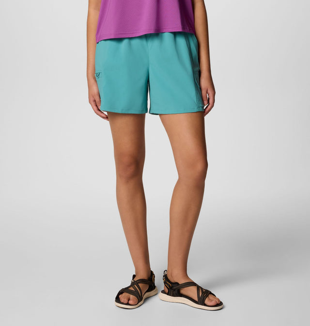 Columbia Womens Weekend Rays Water Shorts - Teal Teal /  / 5IN