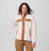 Columbia Womens Juniper Peak Full Zip Fleece Dk stone camel brown